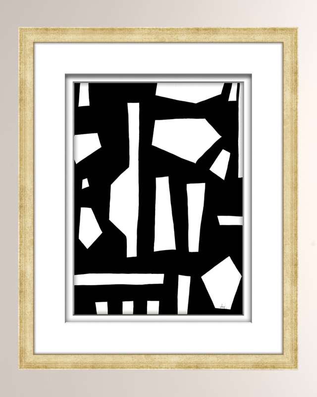 Black/White Abstract Art - 5